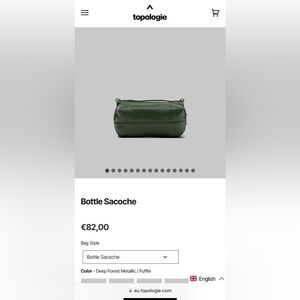 Topologie Bottle Sacoche - Deep Forest Metallic